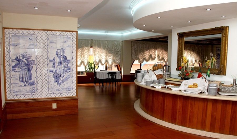 Luso Brasileiro Hotel Póvoa de Varzim Restaurant foto