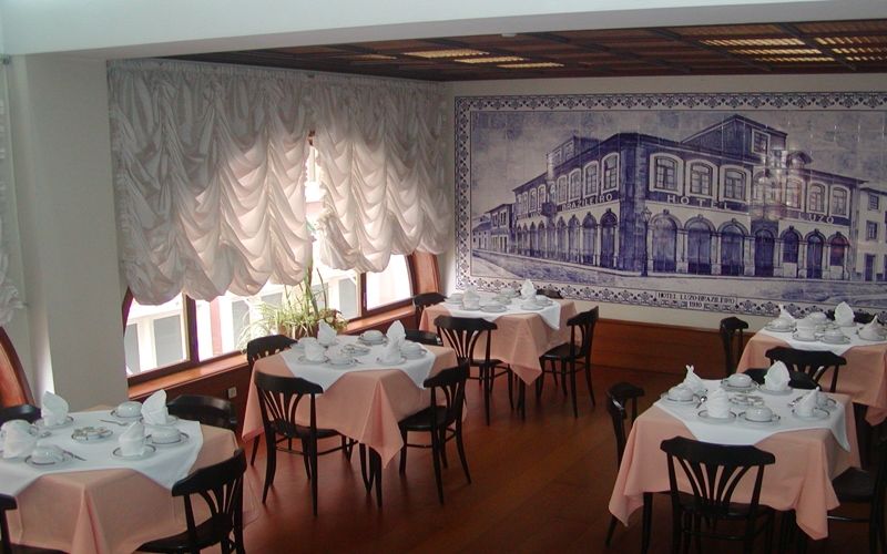 Luso Brasileiro Hotel Póvoa de Varzim Restaurant foto