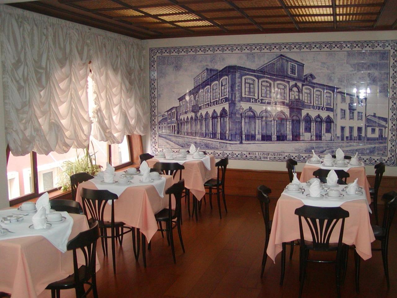 Luso Brasileiro Hotel Póvoa de Varzim Buitenkant foto